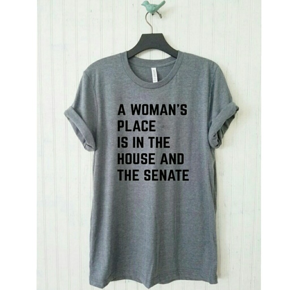 House + Senate Feminist Graphic Text Tee - Picture 5 of 8